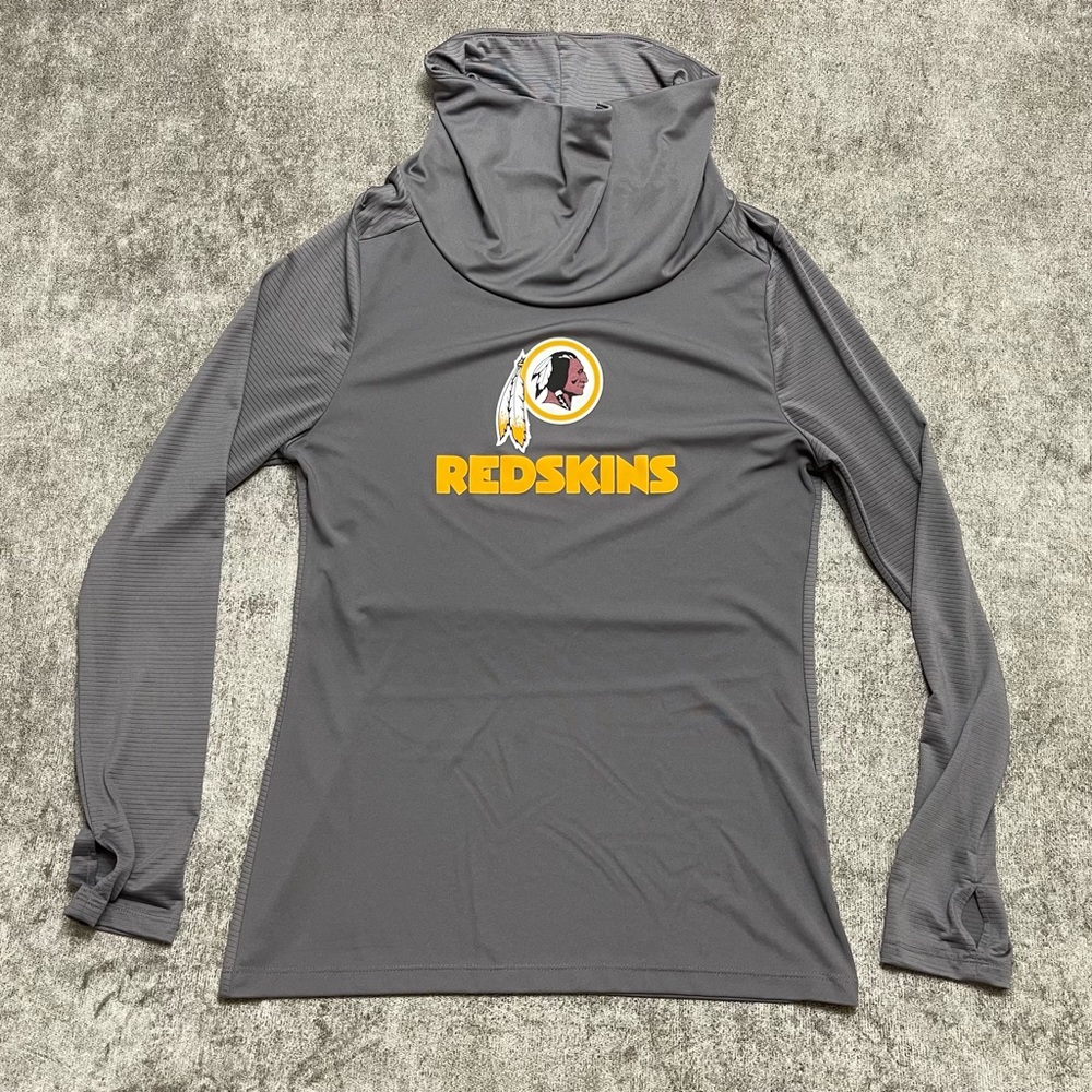 Washington Redskins Dry Fit Pullover Shirt TX3 Cool Cowl Neck Women’s L